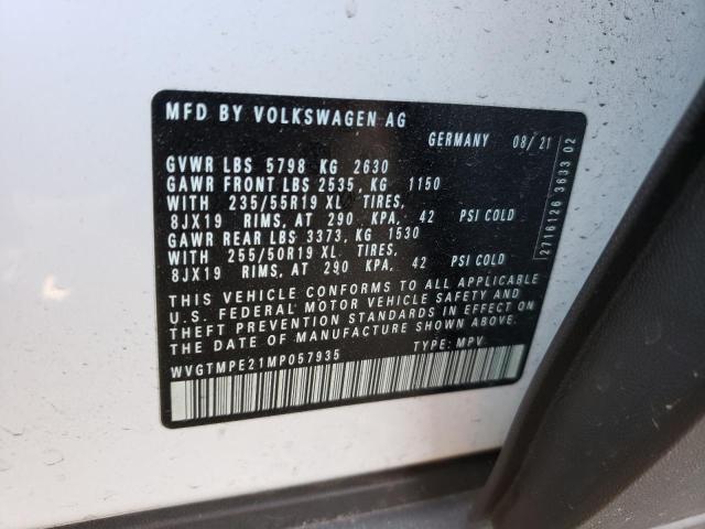 2021 VOLKSWAGEN ID.4 PRO S - WVGTMPE21MP057935
