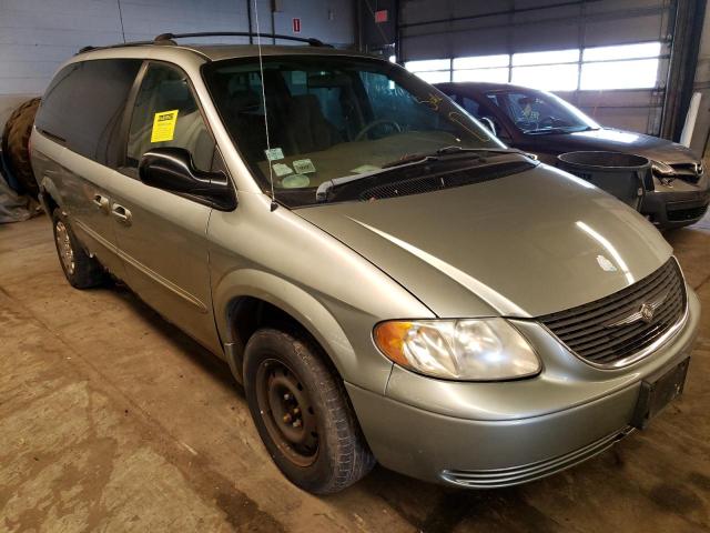 Salvage cars for sale from Copart Wheeling, IL: 2003 Chrysler Town & Country