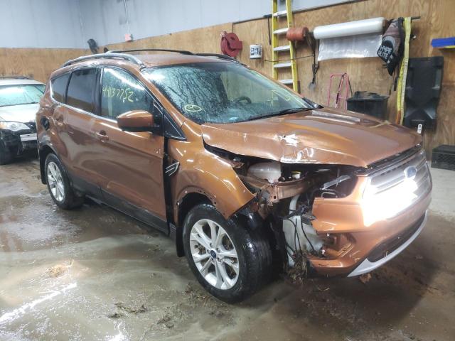 Salvage cars for sale from Copart Kincheloe, MI: 2017 Ford Escape SE