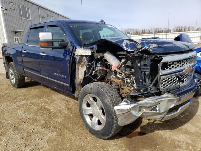 Salvage cars for sale from Copart Nisku, AB: 2015 Chevrolet Silverado