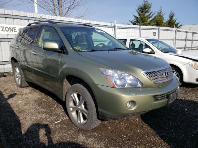 Salvage cars for sale from Copart Ontario Auction, ON: 2008 Lexus RX 400H