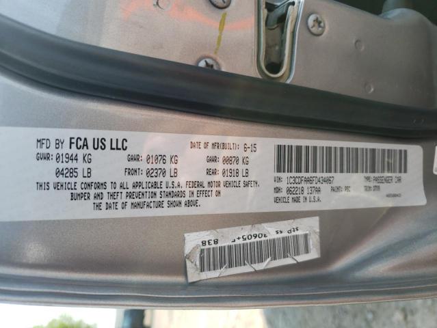 2015 DODGE 100 1C3CDFAA6FD434067