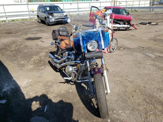 Salvage motorcycles for sale at Brookhaven, NY auction: 1988 Honda VT Cycle