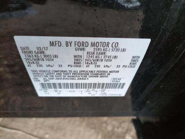 2017 LINCOLN MKX SELECT 2LMPJ8KR5HBL28661