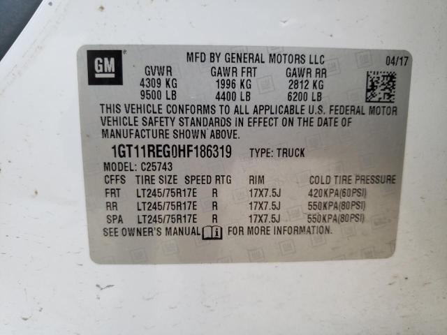 2017 GMC 2500HD 1GT11REG0HF186319