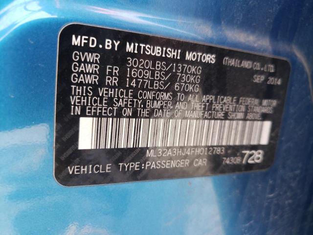 2015 MITSUBISHI MIRAGE DE ML32A3HJ4FH012783