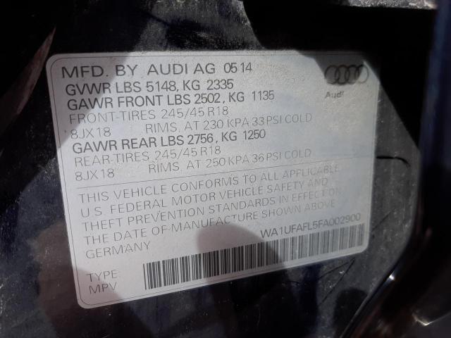 2015 AUDI A4 ALLROAD WA1UFAFL5FA002900