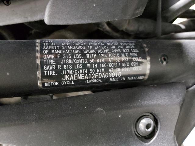 2015 KAWASAKI EN650 A JKAENEA12FDA03010