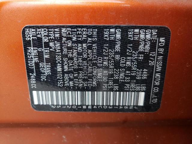 2021 NISSAN ROGUE PLAT JN8AT3DC4MW102152