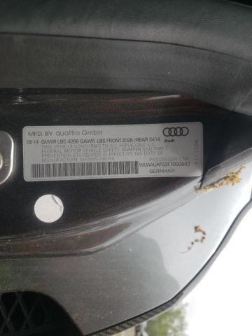 2015 AUDI R8 4.2 QUA WUAAUAFG2F7000863
