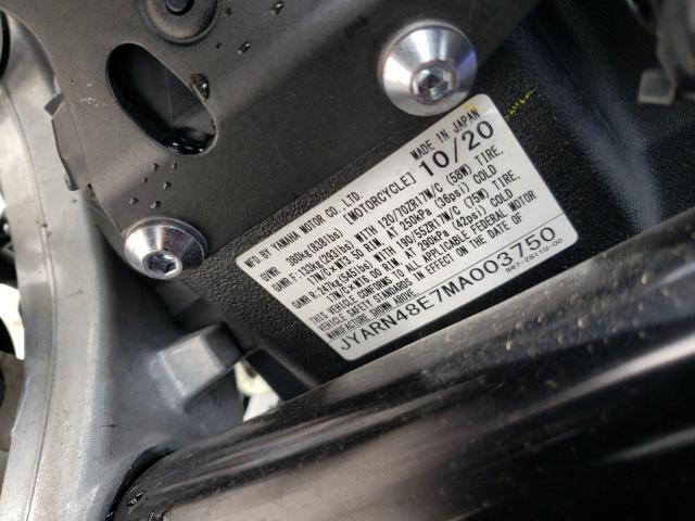 2021 YAMAHA MT10 JYARN48E7MA003750