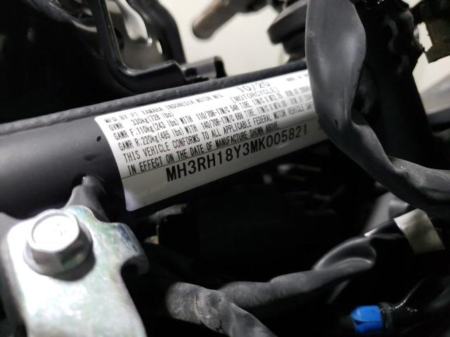 2021 YAMAHA YZFR3 A MH3RH18Y3MK005821