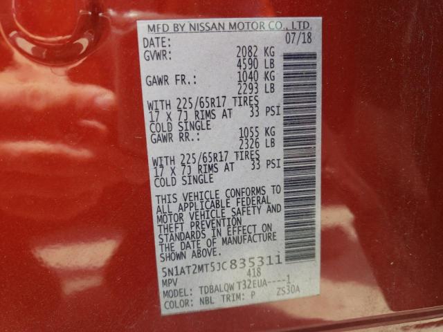 Фото: 5N1AT2MT5JC835311 - 10