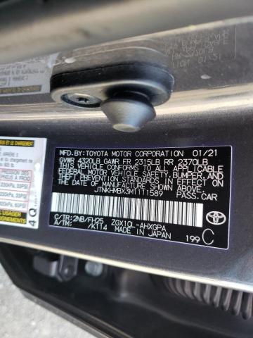 JTNKHMBX3M1111589 Toyota C-Hr Xle 2021. Фото: 9