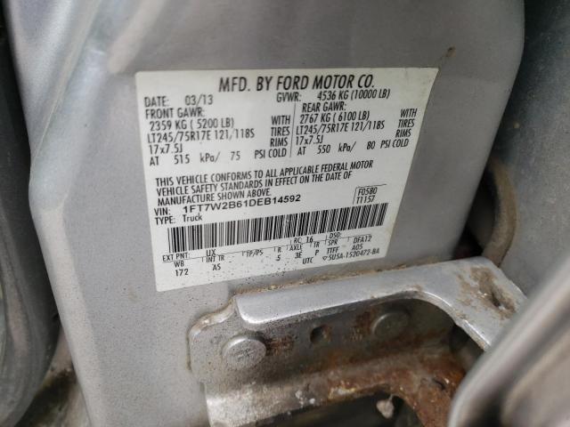 1FT7W2B61DEB14592 Ford F250 Super 2013. Фото: 9