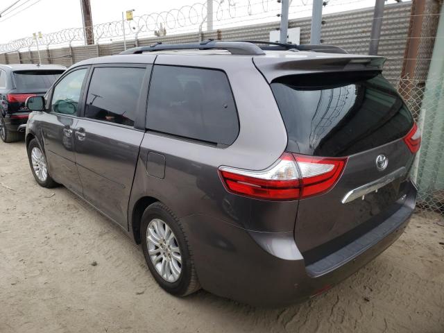 2016 TOYOTA SIENNA XLE 5TDYK3DC1GS715394