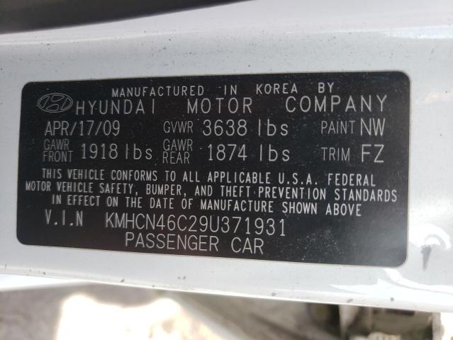 KMHCN46C29U371931 Hyundai Accent Gls 2009. Фото: 9