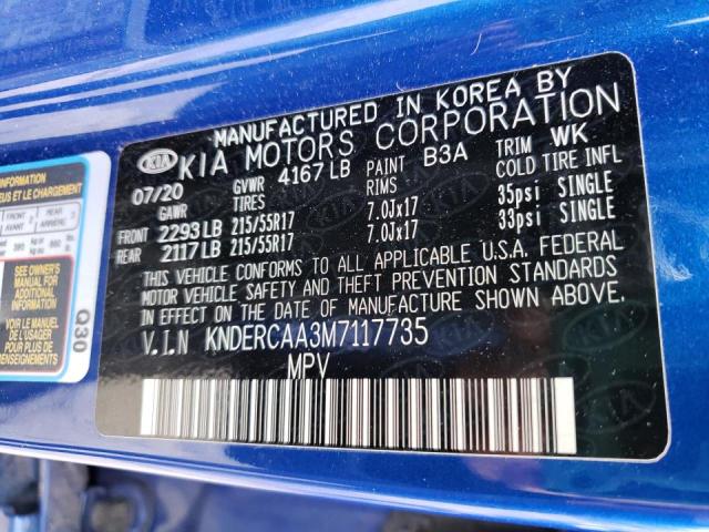2021 KIA SELTOS EX KNDERCAA3M7117735