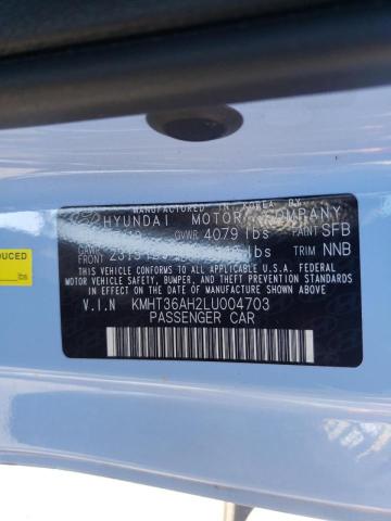 2020 HYUNDAI VELOSTER N KMHT36AH2LU004703