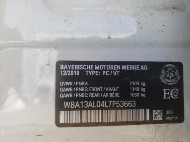 2020 BMW M235XI WBA13AL04L7F53663