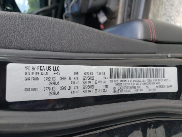 2015 DODGE DURANGO RT 1C4SDHCT6FC907036