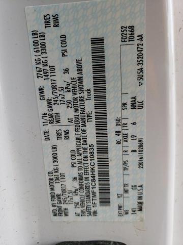 2017 FORD F150 - 1FTMF1C84HKC10835