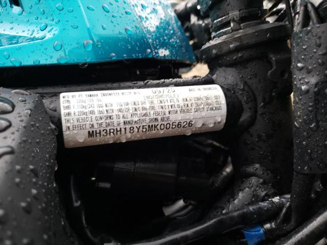 2021 YAMAHA YZFR3 A MH3RH18Y5MK005626