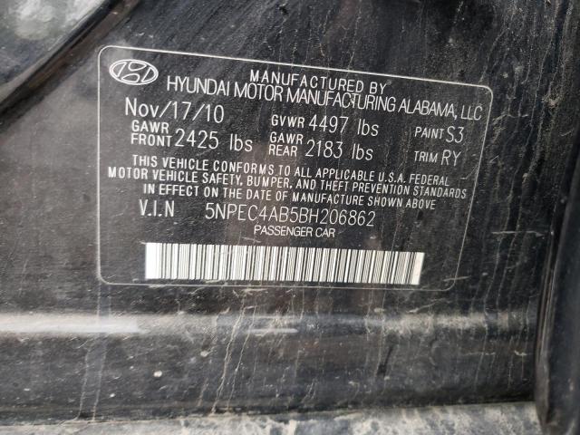 5NPEC4AB5BH206862 Hyundai Sonata Se 2011. Фото: 9
