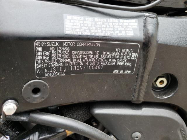 2022 SUZUKI GSX1300 RR JS1EJ11B2N7100487