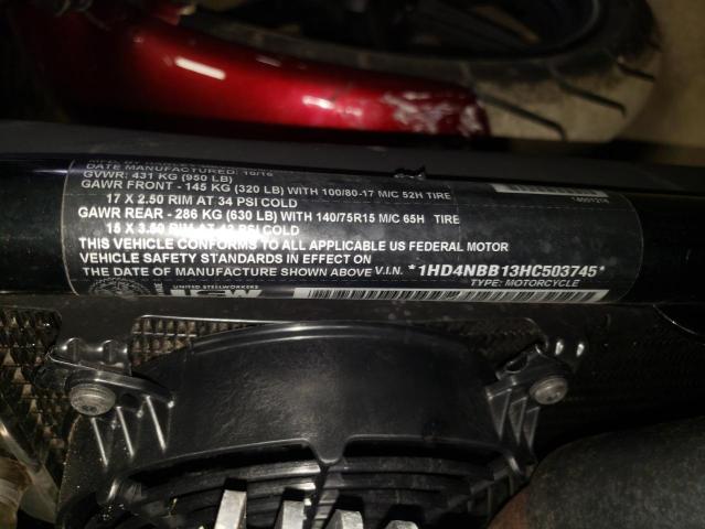 2017 HARLEY-DAVIDSON XG750 1HD4NBB13HC503745
