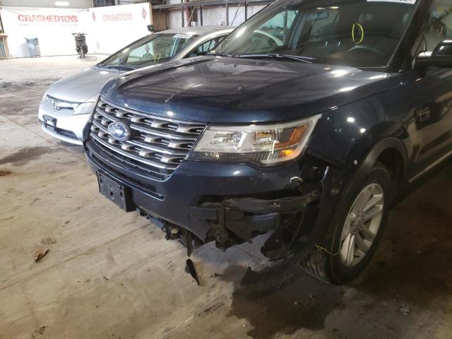 2017 FORD EXPLOR XLT 1FM5K7DH5HGB20092
