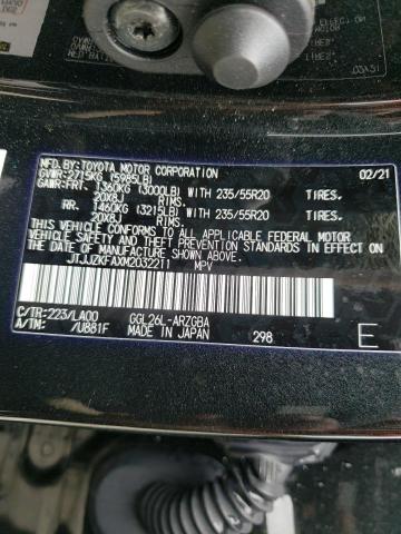 2021 LEXUS RX 350 L L JTJJZKFAXM2032211