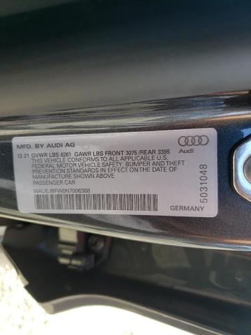 2022 AUDI E-TRON GT WAUEJBFW0N7006368