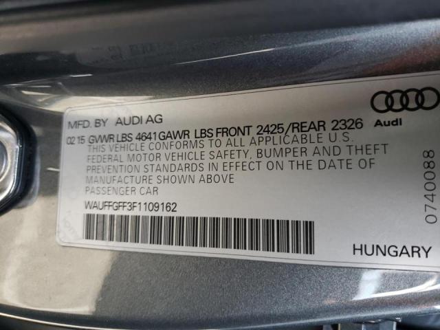 2015 AUDI S3 PRESTIG WAUFFGFF3F1109162