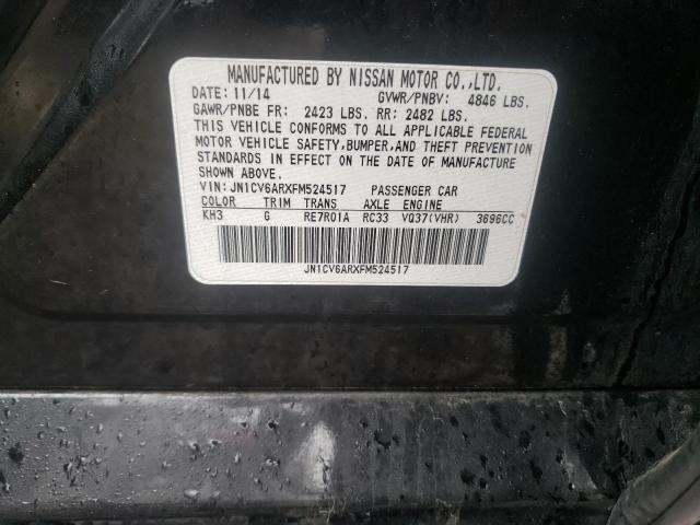 2015 INFINITI Q40 JN1CV6ARXFM524517