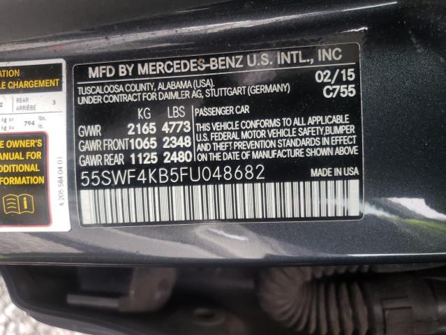 2015 MERCEDES-BENZ 300 C 55SWF4KB5FU048682