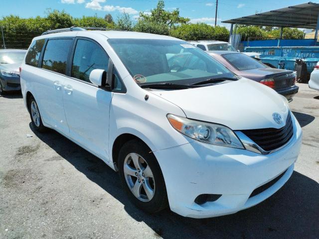 Toyota Sienna salvage cars for sale: 2013 Toyota Sienna LE