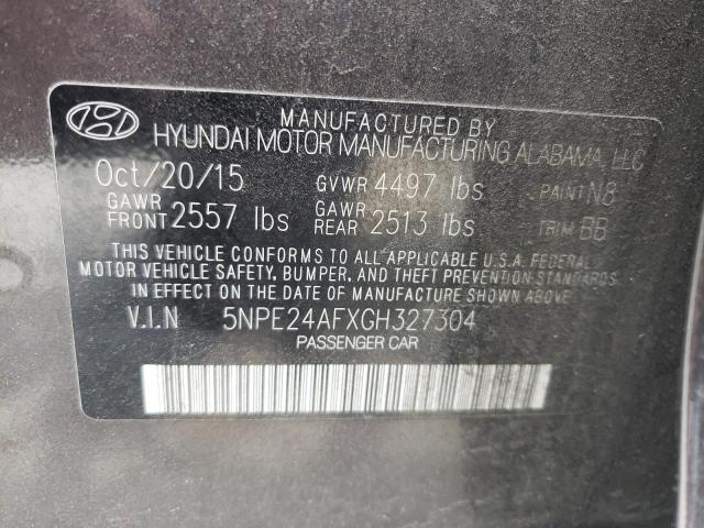 2016 HYUNDAI SONATA SE 5NPE24AFXGH327304