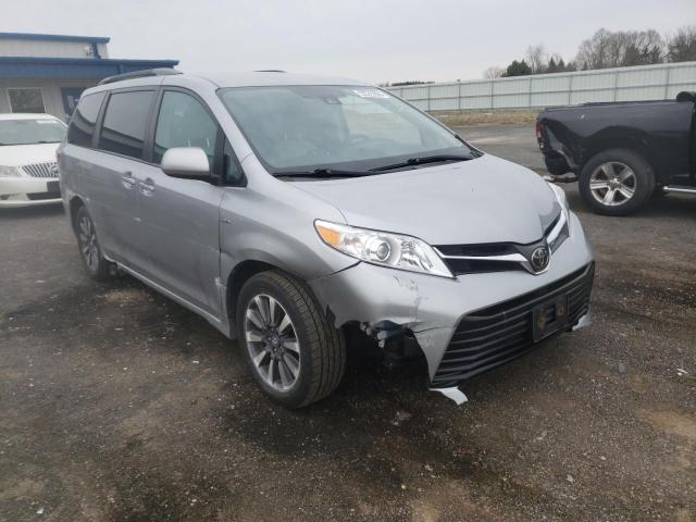 Salvage cars for sale from Copart Mcfarland, WI: 2018 Toyota Sienna LE