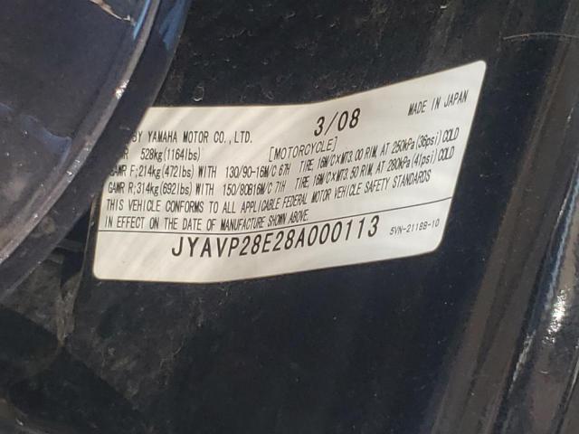 2008 YAMAHA XV1700 A JYAVP28E28A000113