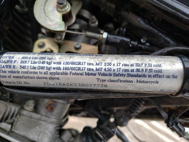 2003 DUCATI M600 ZDM1RA2K23B027728