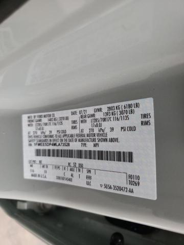 2021 FORD BRONCO BAS 1FMEE5DP4MLA73528