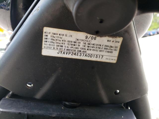 2007 YAMAHA XVS1300 A JYAVP24E37A001517