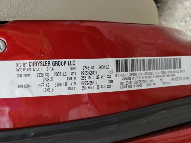 2015 CHRYSLER TOWN&COUNT 2C4RC1CG6FR526645