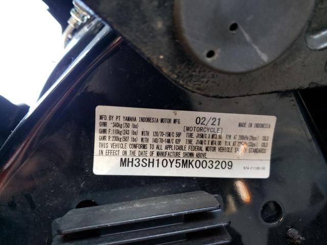 2021 YAMAHA CZD300 A MH3SH10Y5MK003209