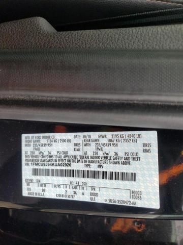 2019 FORD ESCAPE TIT 1FMCU9J94KUA02926