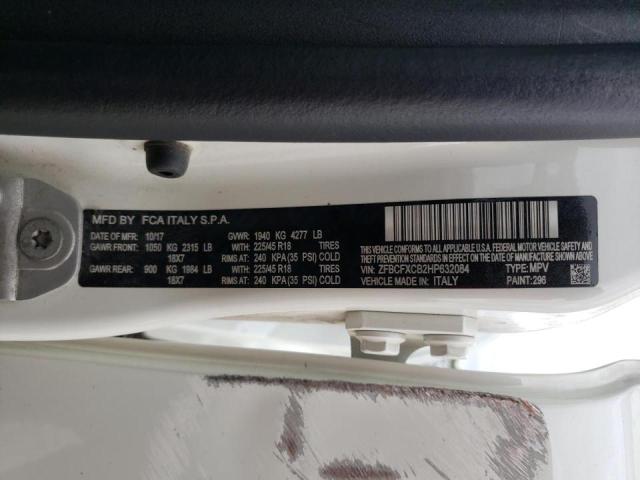 2017 FIAT 500X TREKK ZFBCFXCB2HP632084