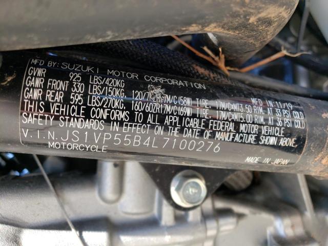 2020 SUZUKI SV650 A JS1VP55B4L7100276