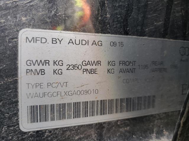 2016 AUDI S4 TECHNIK WAUFGCFLXGA009010