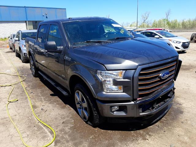 Salvage cars for sale from Copart Woodhaven, MI: 2017 Ford F150 Super